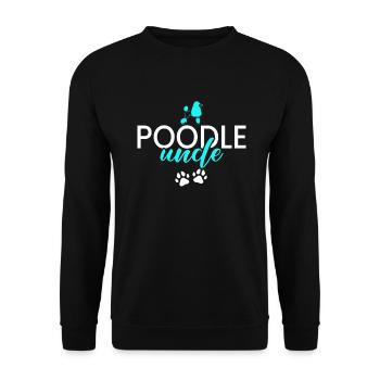 Cadeaux Caniche - Sweat-shirt Unisexe - noir - Devant - Alina (178cm) & Michal (187cm)