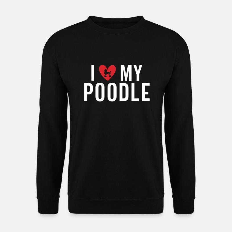 Pudel Geschenke - Unisex Pullover - Schwarz