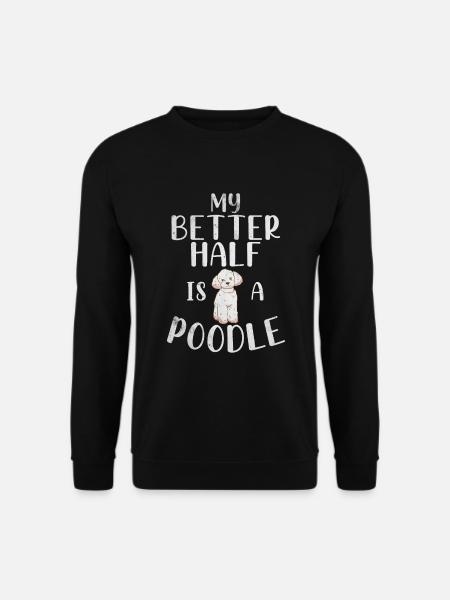 Cadeaux Caniche - Sweat-shirt Unisexe - noir