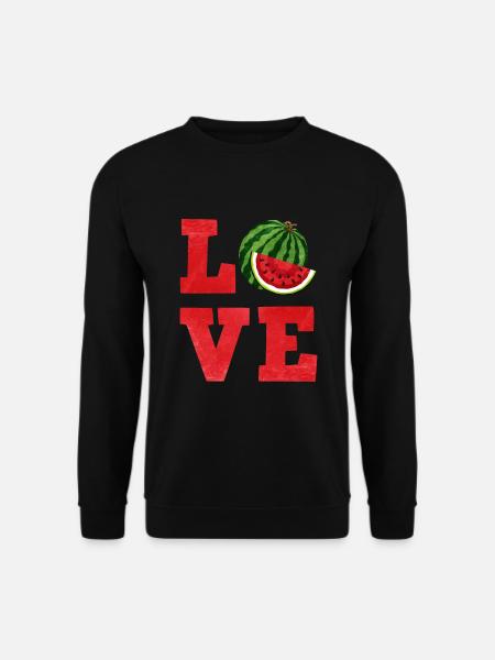 Pastèque - Sweat-shirt Unisexe - noir