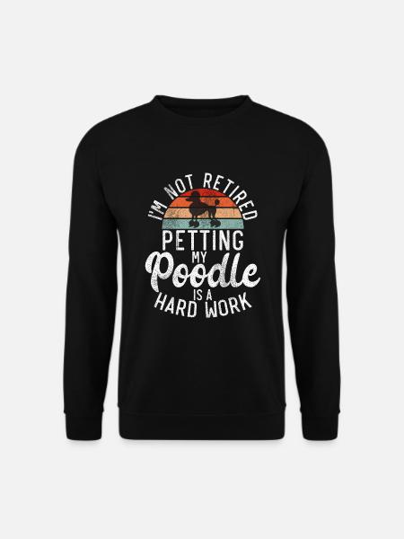 Cadeaux Caniche - Sweat-shirt Unisexe - noir
