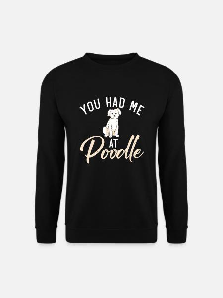 Cadeaux Caniche - Sweat-shirt Unisexe - noir