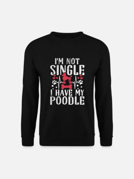 Cadeaux Caniche - Sweat-shirt Unisexe - noir