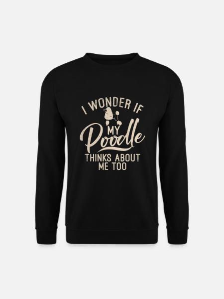Cadeaux Caniche - Sweat-shirt Unisexe - noir