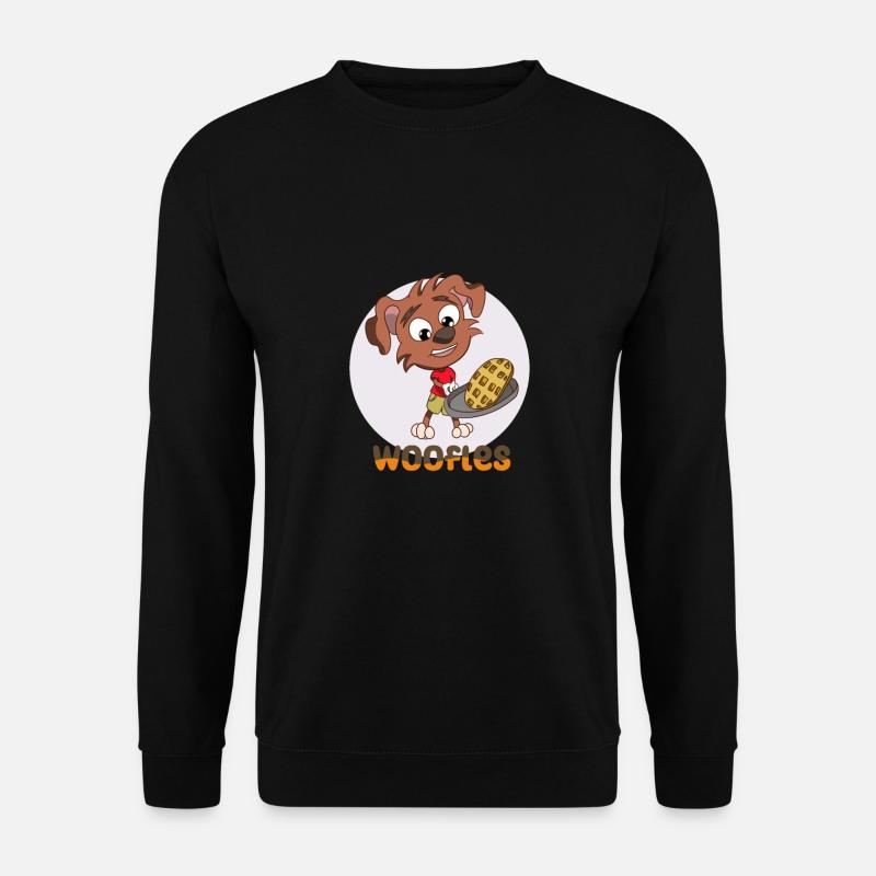 Waffle - Unisex Sweatshirt - black