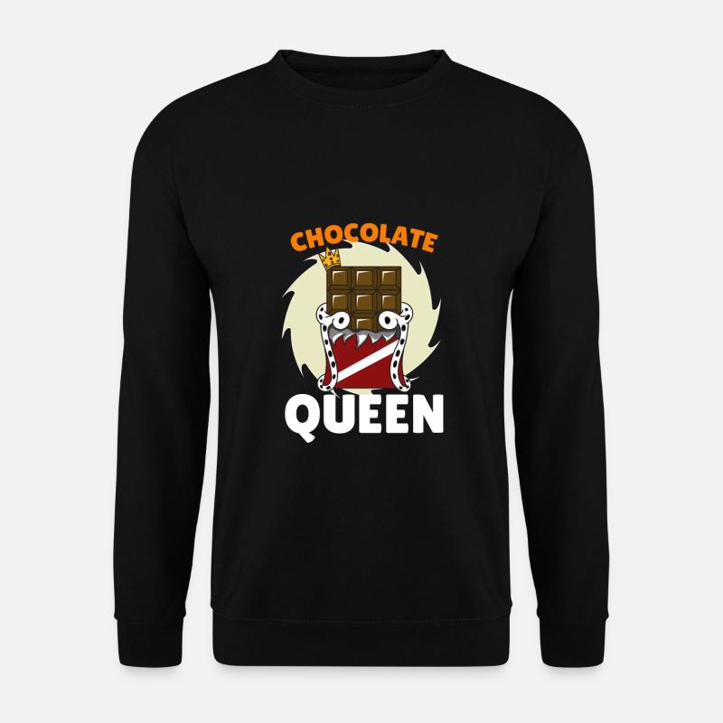 Chocolate - Unisex Sweatshirt - black