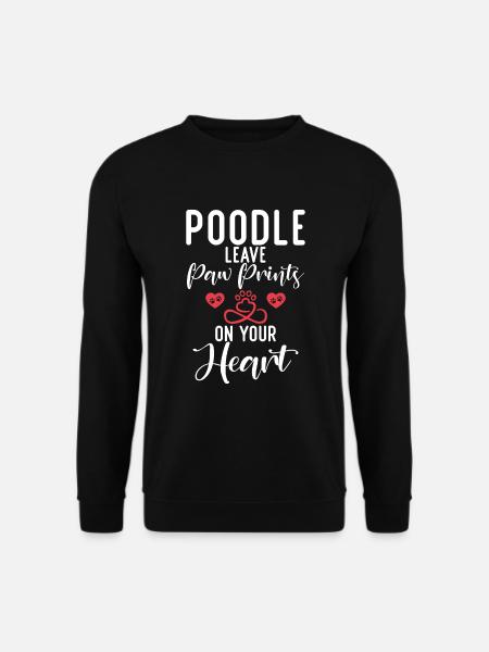 Cadeaux Caniche - Sweat-shirt Unisexe - noir