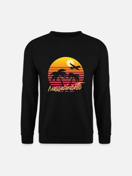 Massachusetts - Unisex Sweatshirt - black