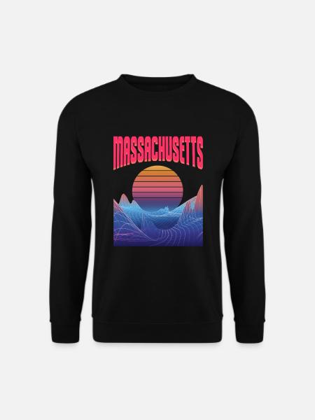 Massachusetts - Unisex Sweatshirt - black