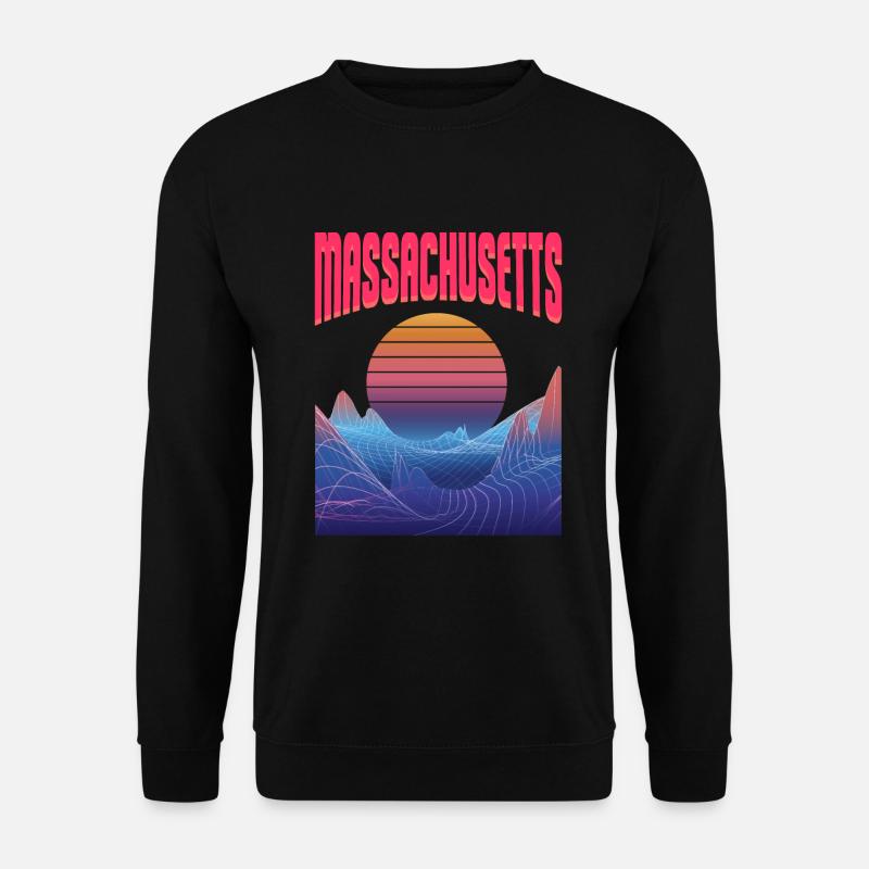 Massachusetts - Unisex Sweatshirt - black
