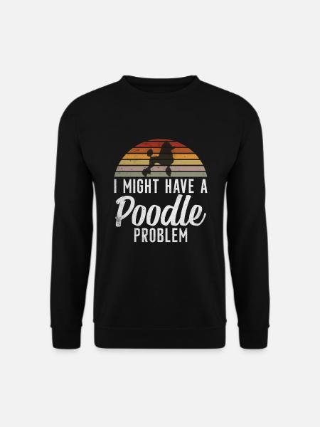 Cadeaux Caniche - Sweat-shirt Unisexe - noir