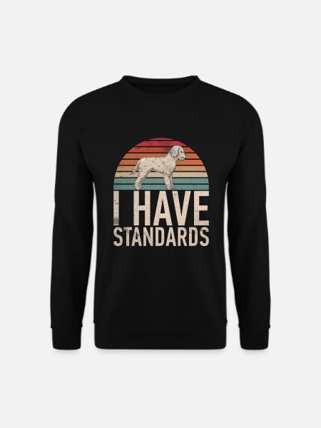 Cadeaux Caniche - Sweat-shirt Unisexe - noir