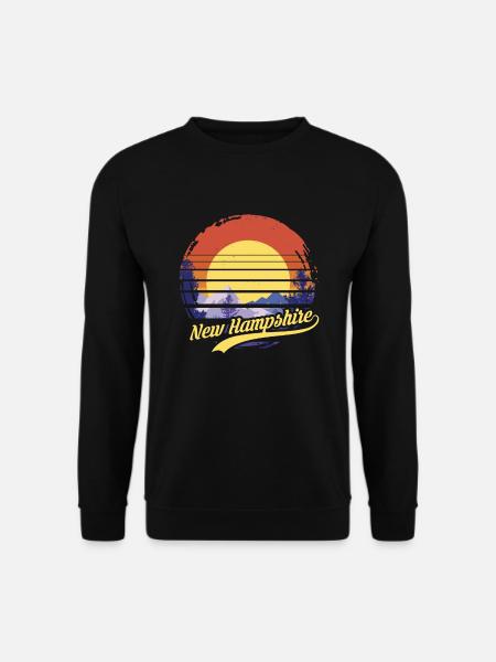 New Hampshire - Unisex Sweatshirt - black