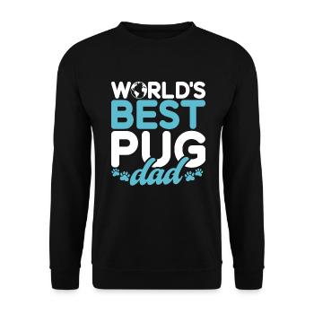 Cadeaux de carlin pour les amateurs de carlins - Sweat-shirt Unisexe - noir - Devant - Alina (178cm) & Michal (187cm)