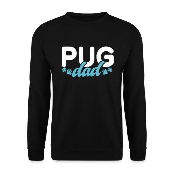 Cadeaux de carlin pour les amateurs de carlins - Sweat-shirt Unisexe - noir - Devant - Alina (178cm) & Michal (187cm)
