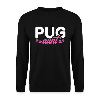 Cadeaux de carlin pour les amateurs de carlins - Sweat-shirt Unisexe - noir - Devant - Alina (178cm) & Michal (187cm)