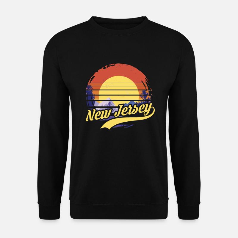 New Jersey - Unisex Pullover - Schwarz