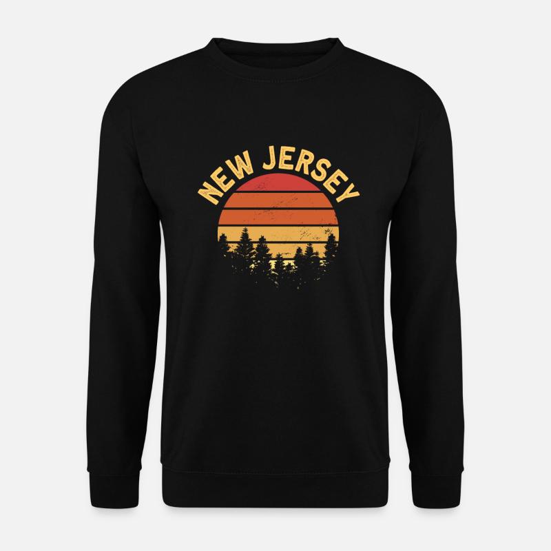 New Jersey - Unisex Pullover - Schwarz