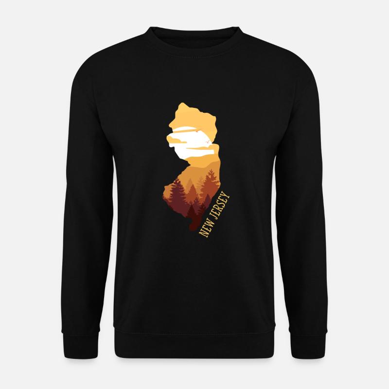 New Jersey - Unisex Pullover - Schwarz