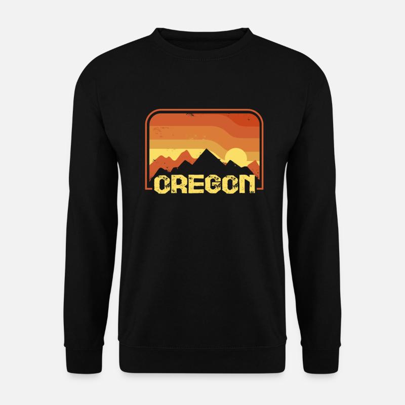 Oregon - Unisex Pullover - Schwarz