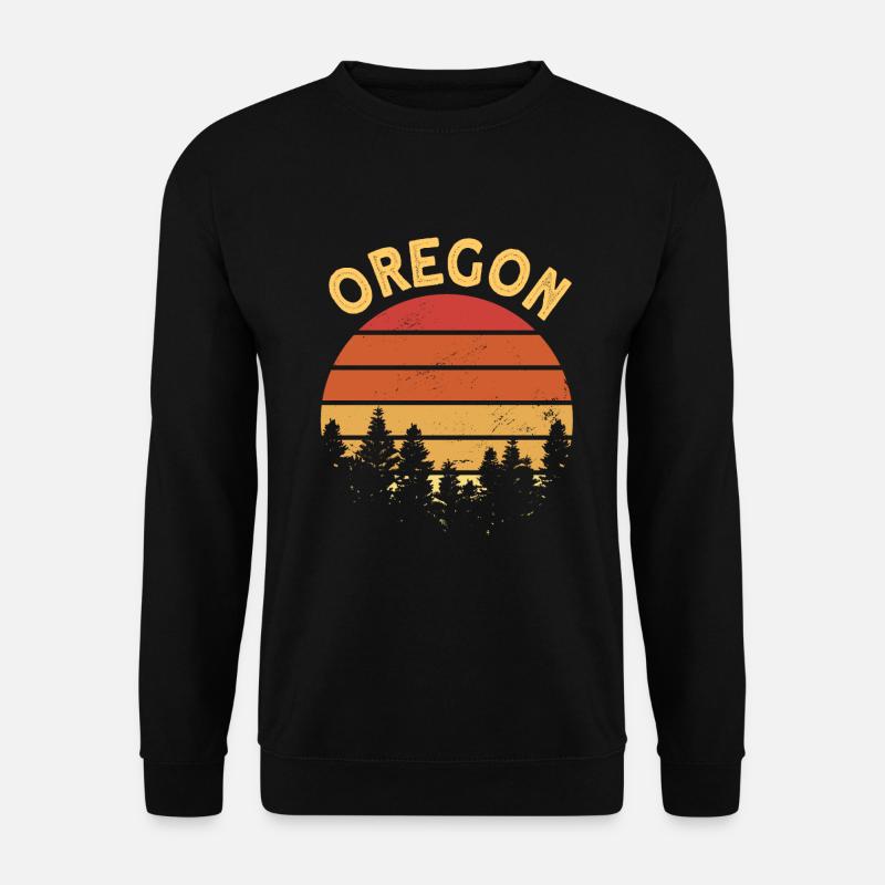 Oregon - Unisex Pullover - Schwarz