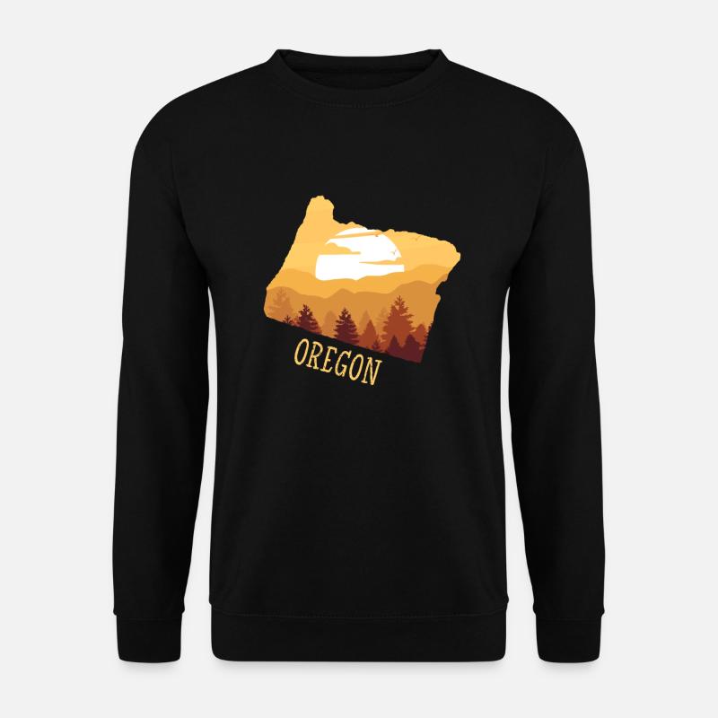 Oregon - Unisex Pullover - Schwarz