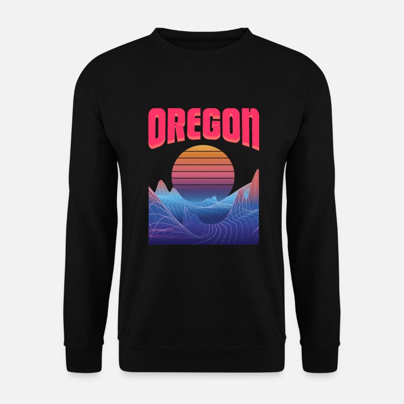 Oregon - Unisex Pullover - Schwarz