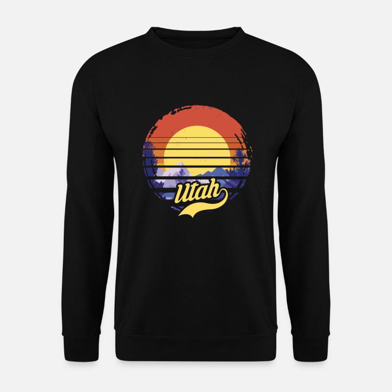 Utah - Unisex Pullover - Schwarz