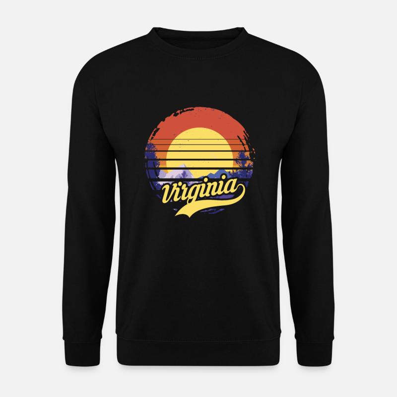 Virginia - Unisex Pullover - Schwarz