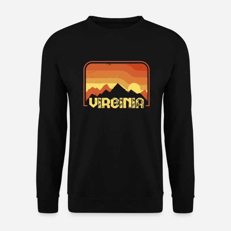 Virginia - Unisex Pullover - Schwarz
