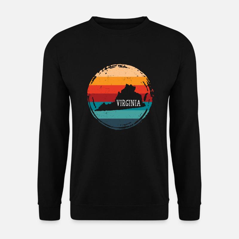 Virginia - Unisex Pullover - Schwarz