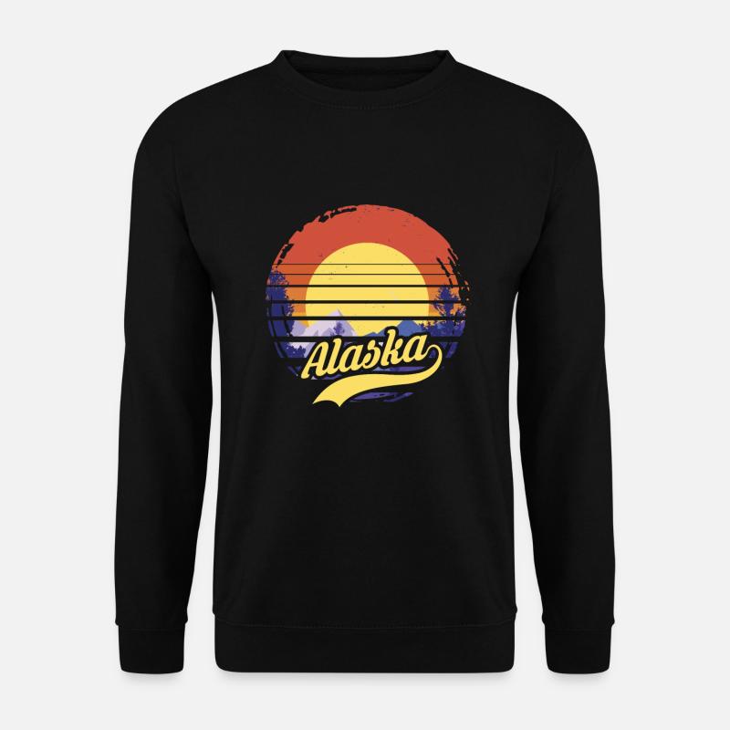 alaska - Unisex Pullover - Schwarz