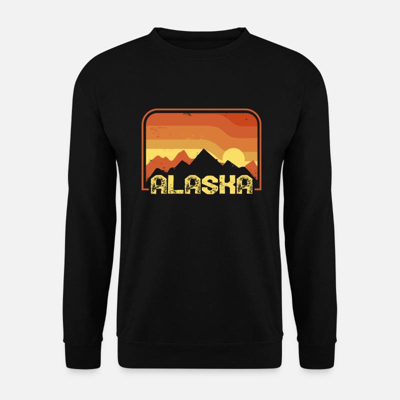 alaska - Unisex Pullover - Schwarz