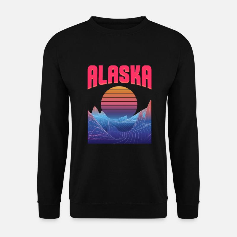 alaska - Unisex Pullover - Schwarz
