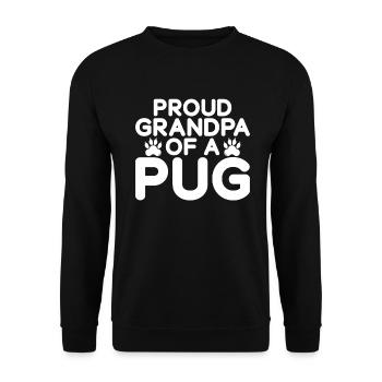 Cadeaux de carlin pour les amateurs de carlins - Sweat-shirt Unisexe - noir - Devant - Alina (178cm) & Michal (187cm)