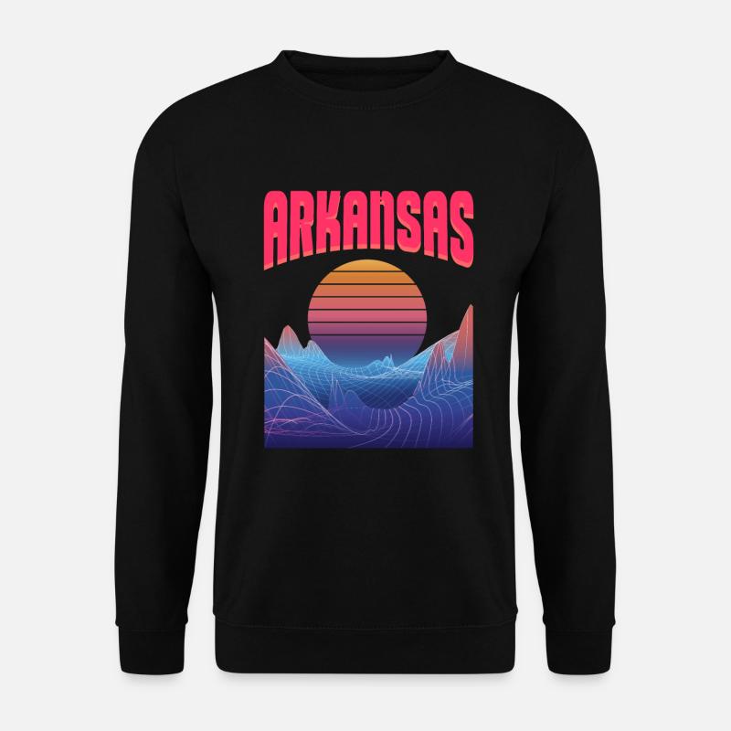 arkansas - Unisex Pullover - Schwarz