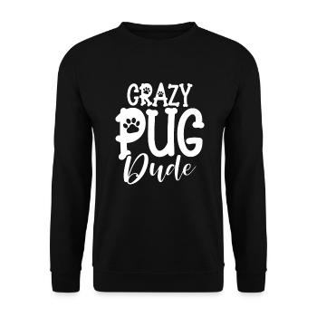Cadeaux de carlin pour les amateurs de carlins - Sweat-shirt Unisexe - noir - Devant - Alina (178cm) & Michal (187cm)