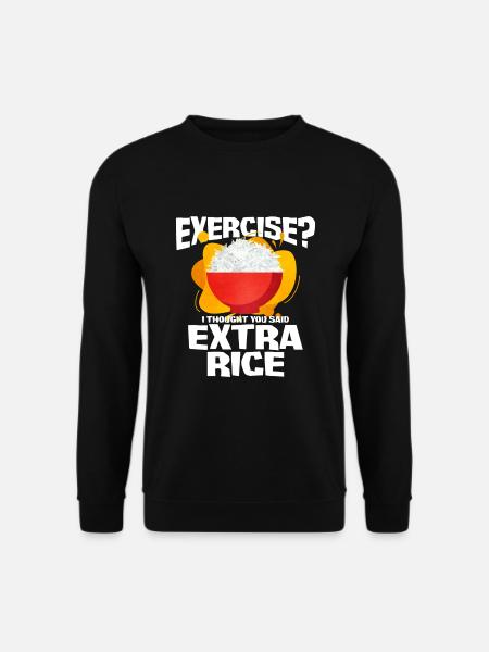 Rice - Unisex Sweatshirt - black