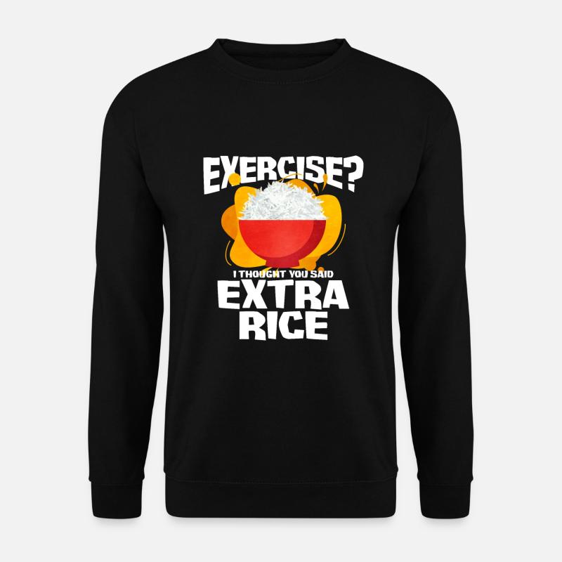 Rice - Unisex Sweatshirt - black