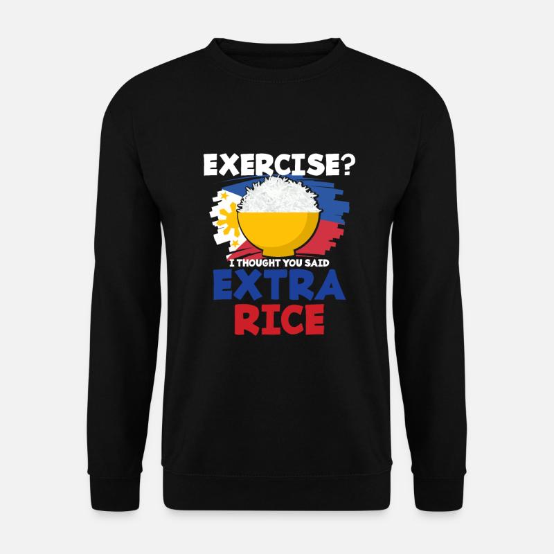Rice - Unisex Sweatshirt - black