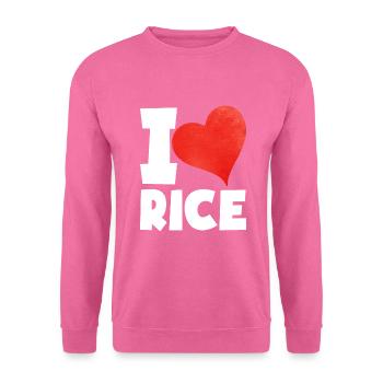 Rice - Unisex Sweatshirt - pink - Front