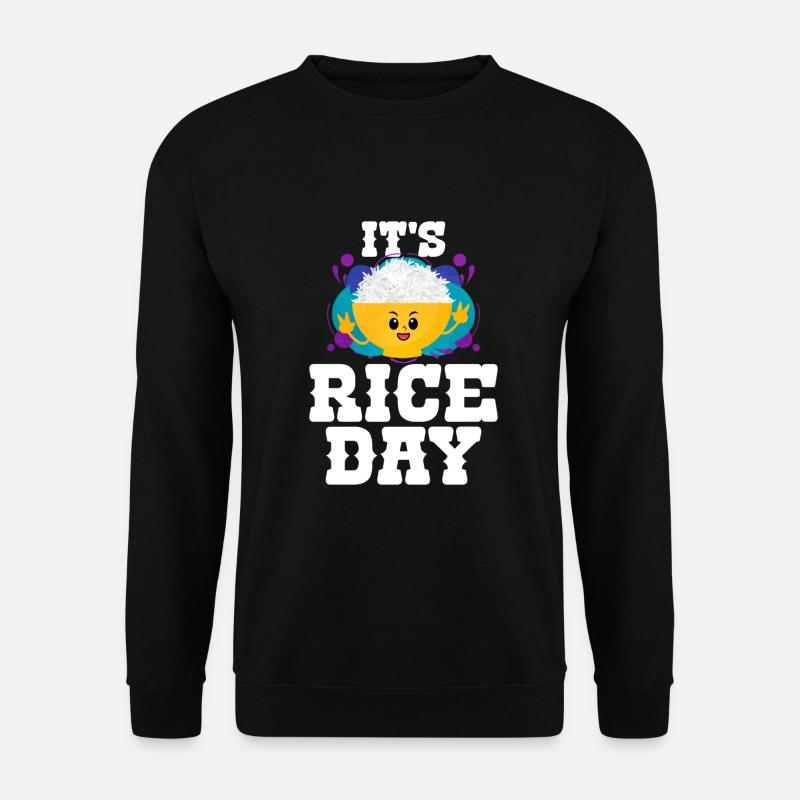 Rice - Unisex Sweatshirt - black