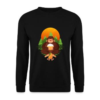 Rice - Unisex Sweatshirt - black - Front - Alina (178cm) & Michal (187cm)