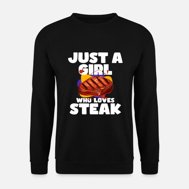 Steak - Unisex Pullover - Schwarz