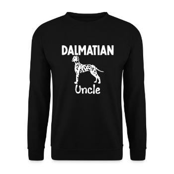 Gifts for Dalmatian Lovers - Unisex Sweatshirt - black - Front - Alina (178cm) & Michal (187cm)