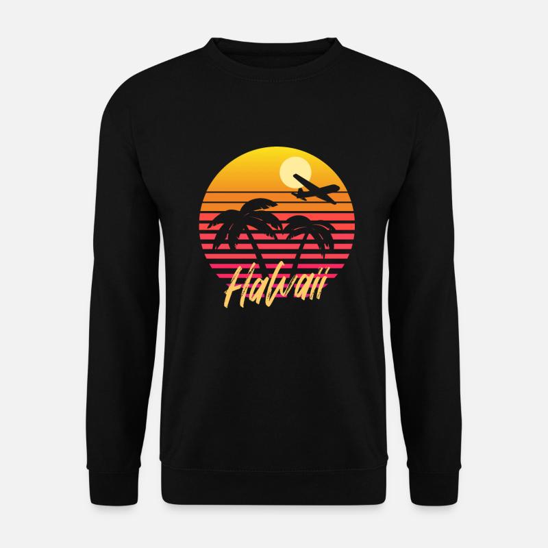 hawaii - Unisex Pullover - Schwarz