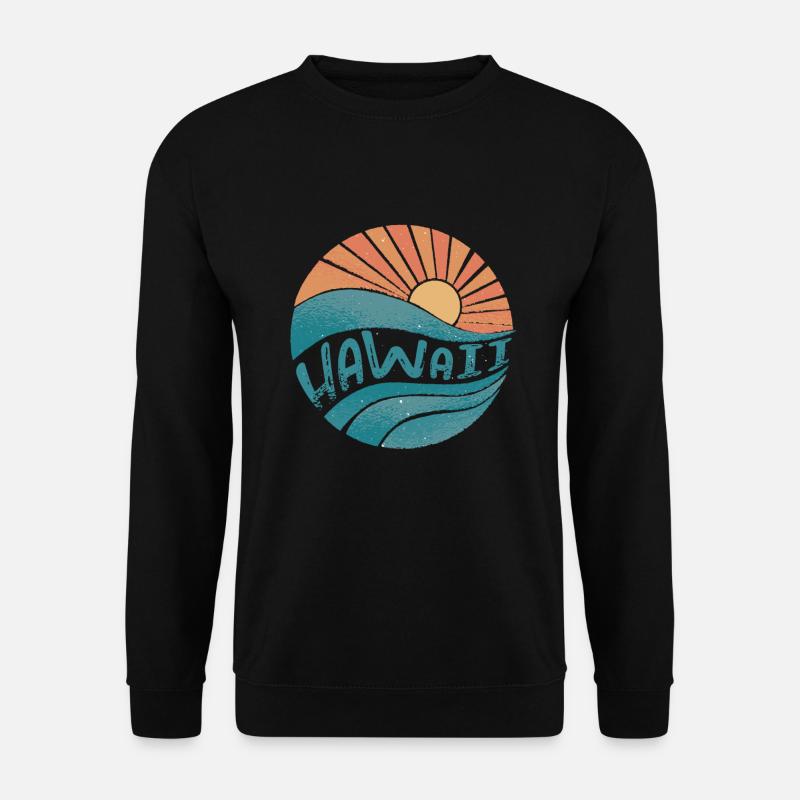 hawaii - Unisex Pullover - Schwarz