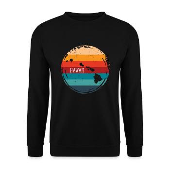 Hawaï - Sweat-shirt Unisexe - noir - Devant - Alina (178cm) & Michal (187cm)