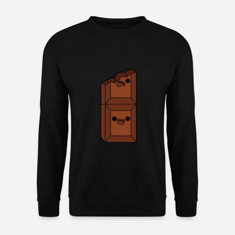 Chocolate smile - Unisex Sweatshirt - black