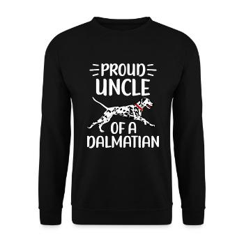 Cadeaux pour les amoureux dalmates - Sweat-shirt Unisexe - noir - Devant - Alina (178cm) & Michal (187cm)